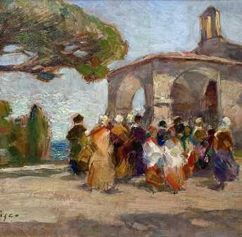 De Francisco Pietro - Chapelle Sainte Anne,  Saint Tropez *