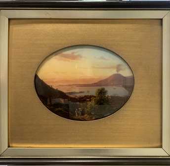  - Tramonto sul Golfo di Napoli e il Vesuvio *