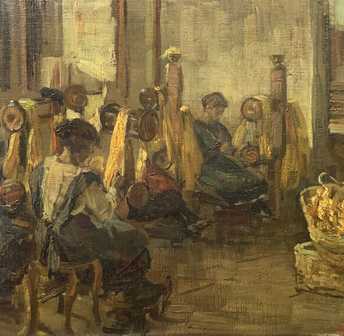 Milesi Alessandro - L'interno della filanda *